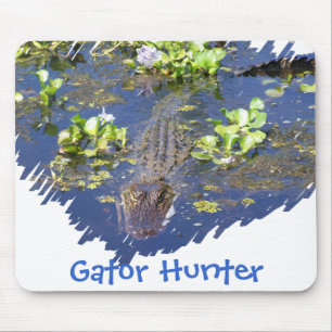 Tapis De Souris Chasseur Mousepad d'alligator de marais de la