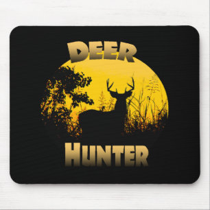 Tapis De Souris Chasseur Mousepad de cerfs communs