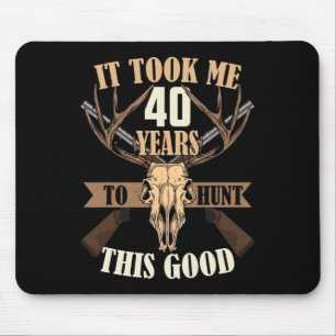 Tapis De Souris Chasseurs 40e anniversaire Ans Deer Hunting Stag
