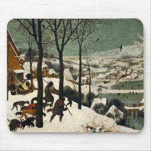 Tapis De Souris Chasseurs dans la neige par Pieter Bruegel l'Ancie