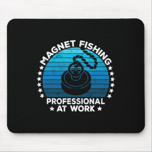 Tapis De Souris Chasseurs de trésors de pêche à l'aimant Pêcheur d