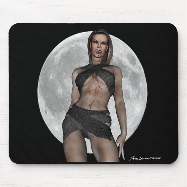 Tapis De Souris Chasseuse de vampire (Devant)