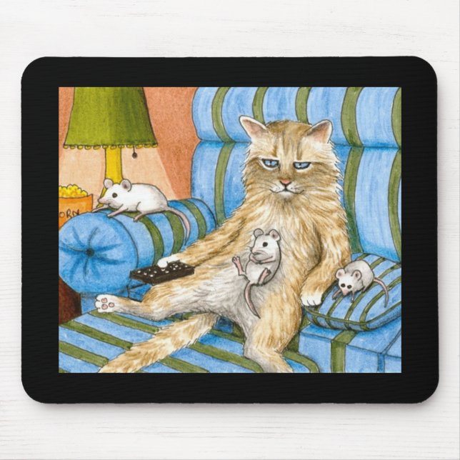 Tapis De Souris chat 361 Mousepad (Devant)