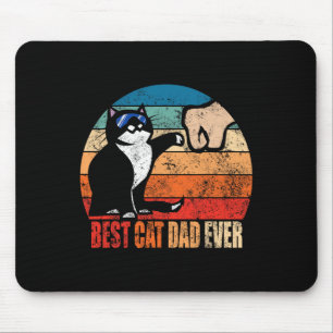 Tapis De Souris Chat Aimer Papa Fête des pères Cadeaux Mens Aucun