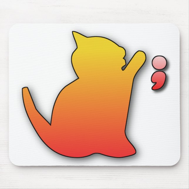 Tapis De Souris chat amusant (Devant)