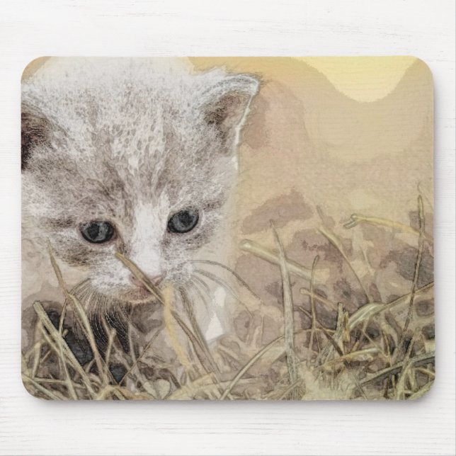 Tapis De Souris Chat, Animal De Compagnie, Mignonne (Devant)