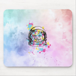 Tapis De Souris Chat astronaute