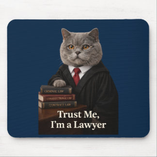 Tapis de souris chat avocat drôle - Faites-moi con