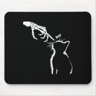 Tapis De Souris Chat Black Lover Skeleton Main Boop Funny Hallowee