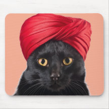 Chat Bombay Portant Un Turban