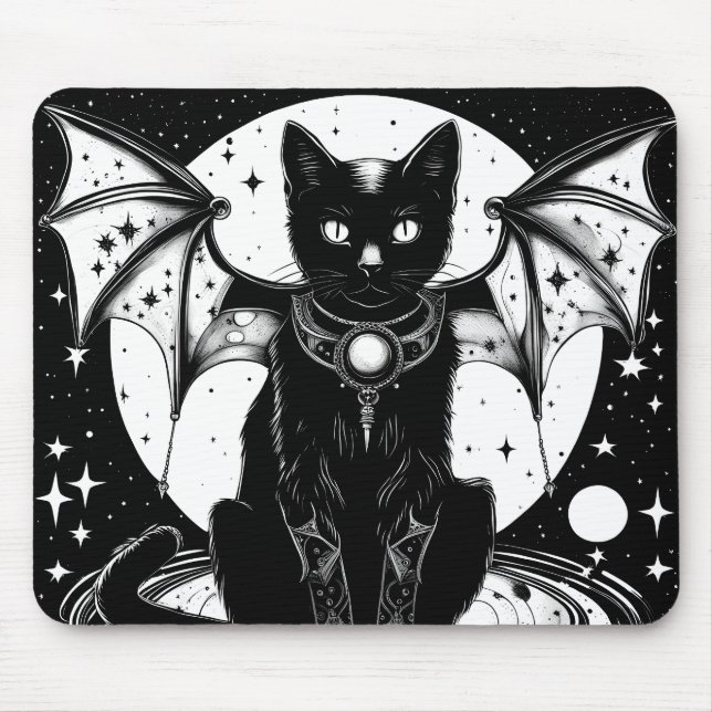 Tapis De Souris Chat Chat Cosmique Chat Chat I (Devant)