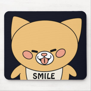 Tapis De Souris Chat Cheeky rire amusant
