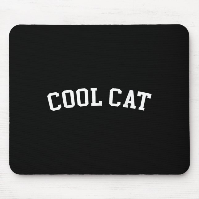 Tapis De Souris Chat cool (Devant)