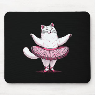Tapis De Souris Chat Cute Dans Tutu Ballet Danser Hommes Femmes En