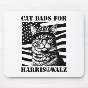 Tapis De Souris Chat Dads Pour Kamala Harris Chats Papa Papa Wheim
