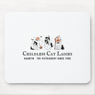 Tapis De Souris Chat Dames sans Enfants Hauntin Le Patriarcat Kama