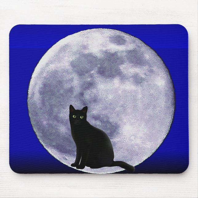 Tapis De Souris Chat dans la lune_ (Devant)