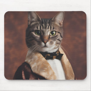 Tapis De Souris Chat dans la veste à fumer