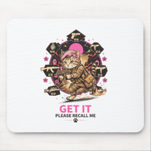 Tapis De Souris Chat de joueur tactique
