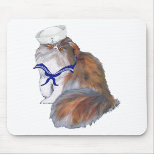Tapis De Souris Chat de marin persan tricolore