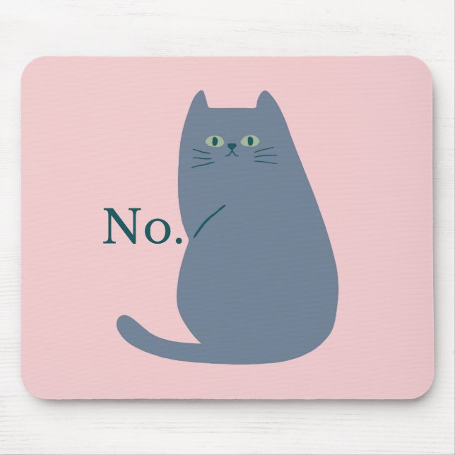 Tapis De Souris Chat de Rejet (Devant)