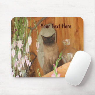 Tapis De Souris Chat de Siamese Poser de la photo d'animal Mousepa