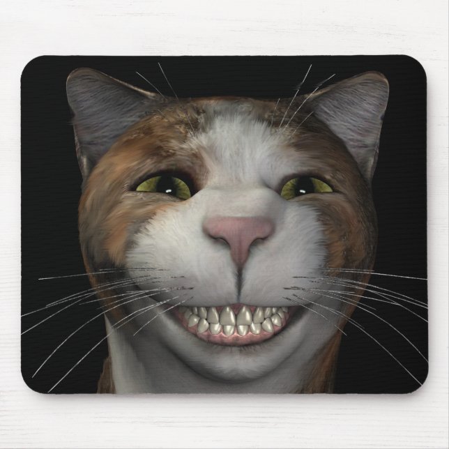 Tapis De Souris Chat de sourire (Devant)