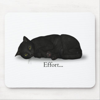 Tapis De Souris Chat d'effort