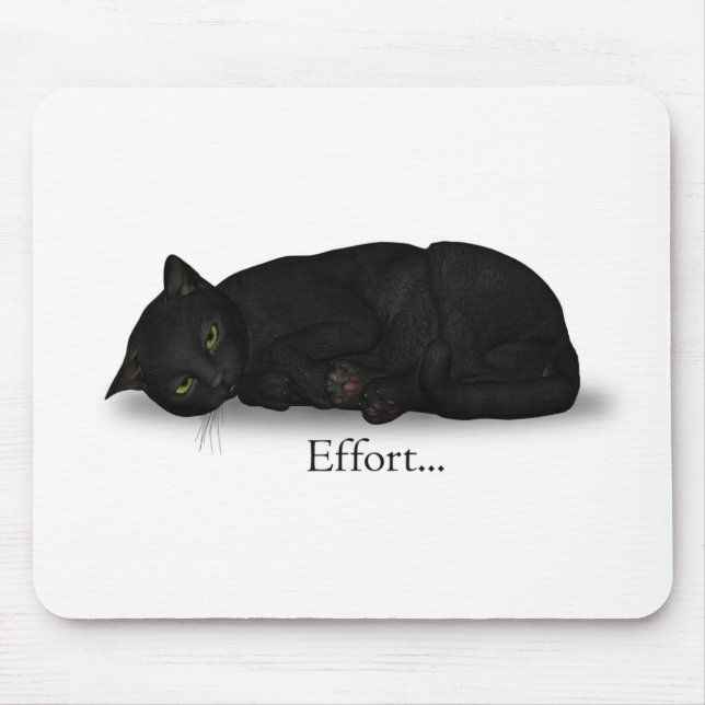 Tapis De Souris Chat d'effort (Devant)
