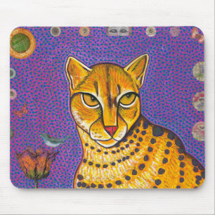 Tapis De Souris Chat d'or africain Mousepad