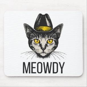 Tapis De Souris Chat Drôle de Miaou