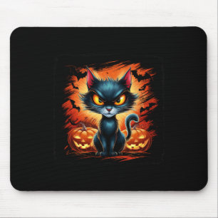 Tapis De Souris Chat drôle Halloween Costume Amoureux de les chats