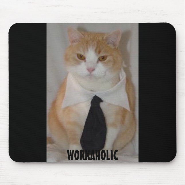 Tapis De Souris Chat drôle Mousepad (Devant)