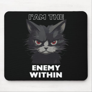 Tapis De Souris Chat drôle Trump par drôle vote pour les chats Tru