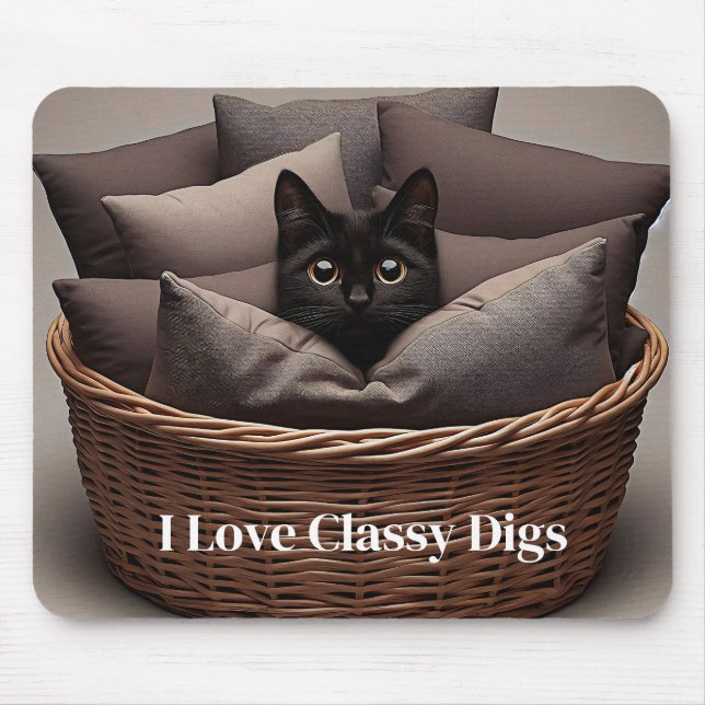 Tapis De Souris Chat élégant  (Devant)
