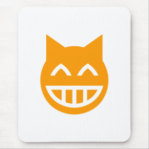 Tapis De Souris Chat Emoji Grille