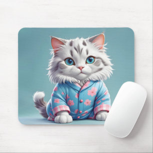 Tapis De Souris Chat En Pajamas