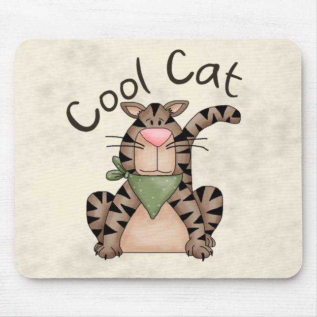 Tapis De Souris Chat frais (Devant)