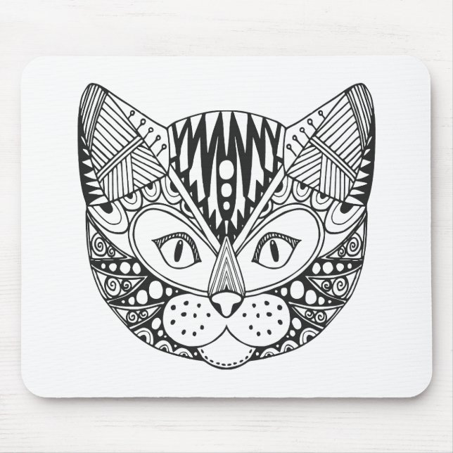 Tapis De Souris Chat inspiré (Devant)