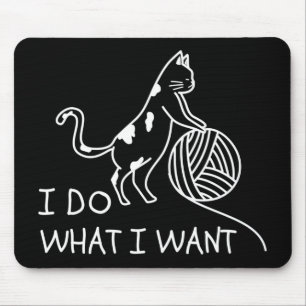 Tapis De Souris Chat Jouer Fil