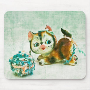 Tapis De Souris Chat Kitty vintage