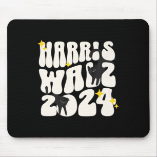 Tapis De Souris Chat Ladies For Kamala Funny Chat 2024 Président K