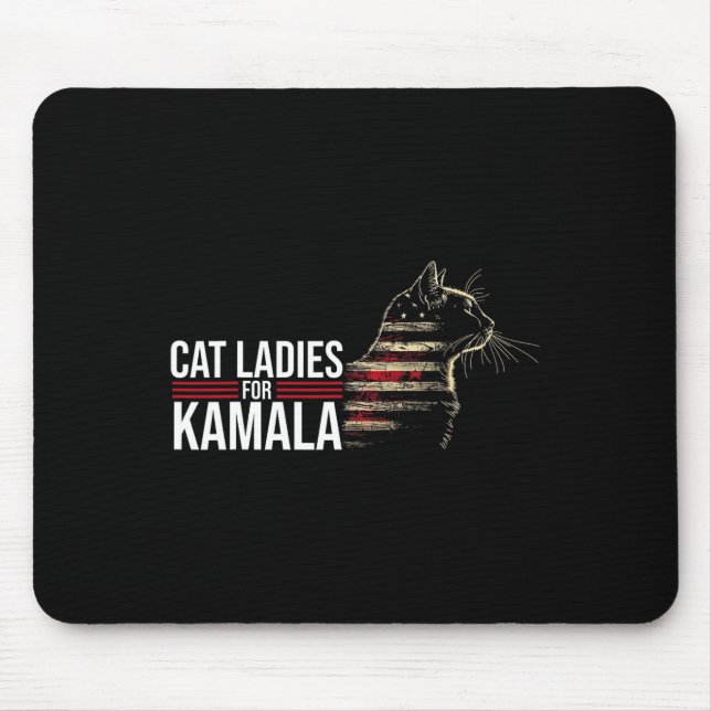 Tapis De Souris Chat Ladies Pour Kamala (Devant)