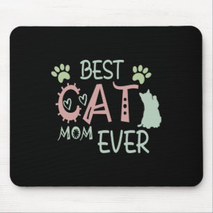 Tapis De Souris Chat Maman toujours mignonne Meow Premier jour des