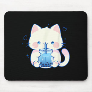 Tapis De Souris Chat Mignon Boba Japonais Adorable Esthétique Fill