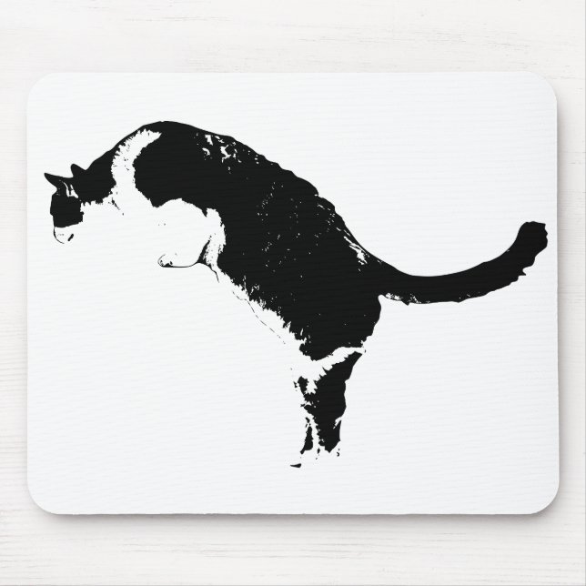 Tapis de souris chat moderne (Devant)