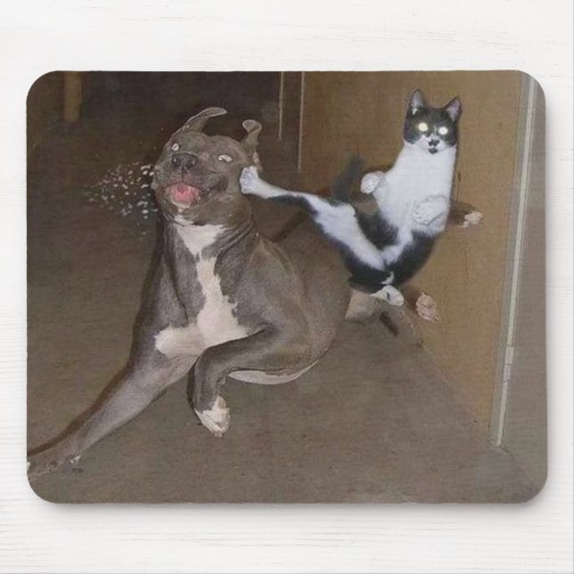 Tapis De Souris Chat Mousepad de Ninja (Devant)