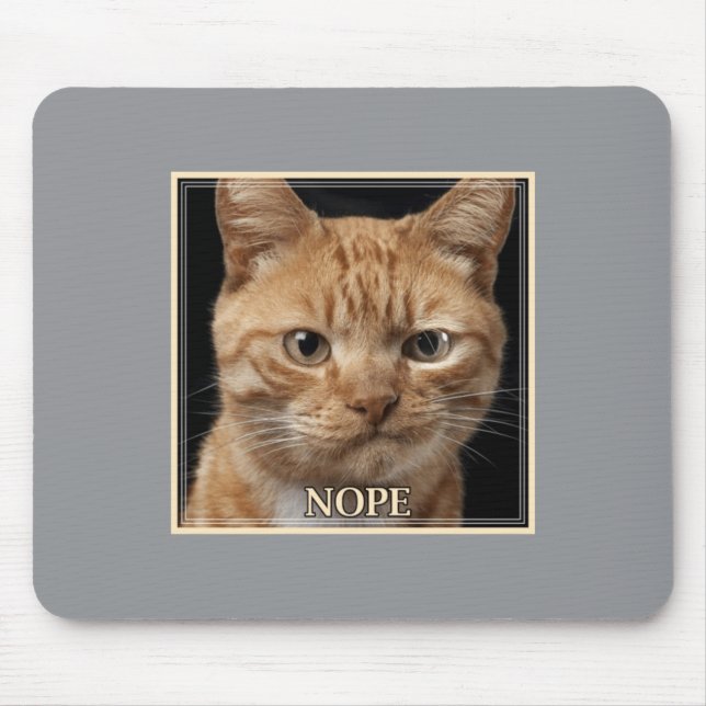 Tapis De Souris Chat Non (Devant)