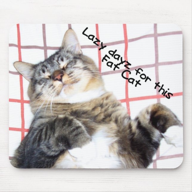 Tapis De Souris Chat paresseux de Tuffy (Devant)