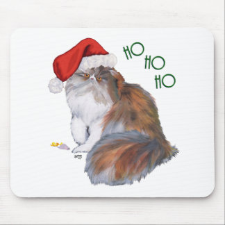 Tapis De Souris Chat Persan Calico Noël